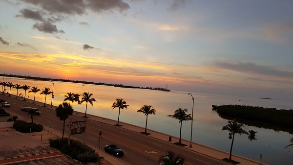 Gulf of Mexico view from the hotel room